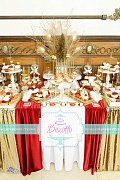 Сладкий стол Бордо – свадебные торты от сутдии «Бискотто»