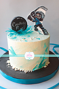 Торт Хоккеисту – детские торты от сутдии «Бискотто»