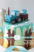 Торт Синий Трактор* – детские торты от сутдии «Бискотто»