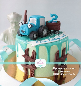 Торт Синий Трактор* от сутдии «Бискотто»