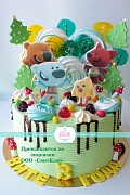 Торт Мишки в лесу* – детские торты от сутдии «Бискотто»