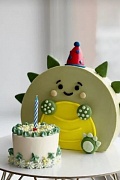 Торт Дино – детские торты от сутдии «Бискотто»